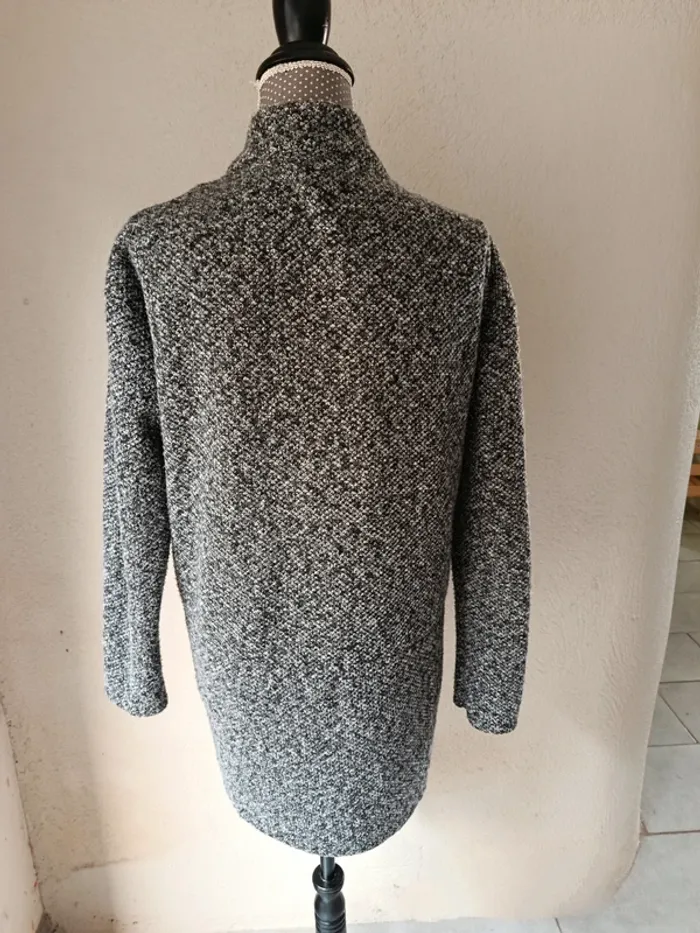 Manteau long gris 100% polyester Femme Taille M Minsk - photo numéro 7