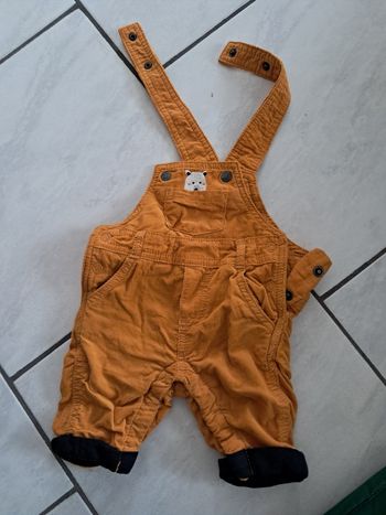 Salopette bébé 1mois épaisse