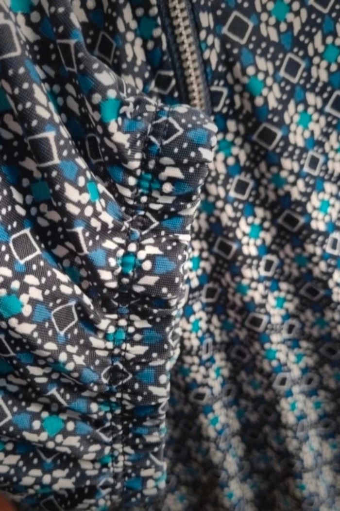 Blouse bleu à motifs 2xl - photo numéro 3