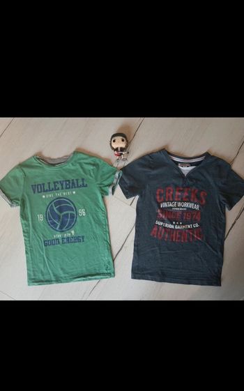 Lot de 2 tee-shirts garçon 8ans creeks okaidi