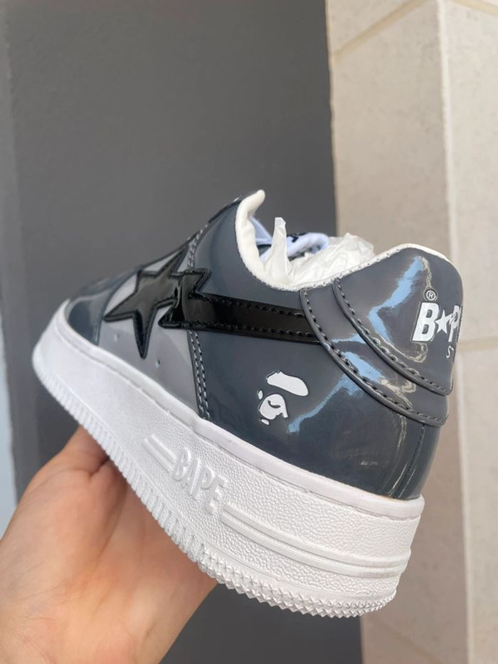 Baskets A Bathing Ape BAPE Sta Low Noir et blanc - photo numéro 11