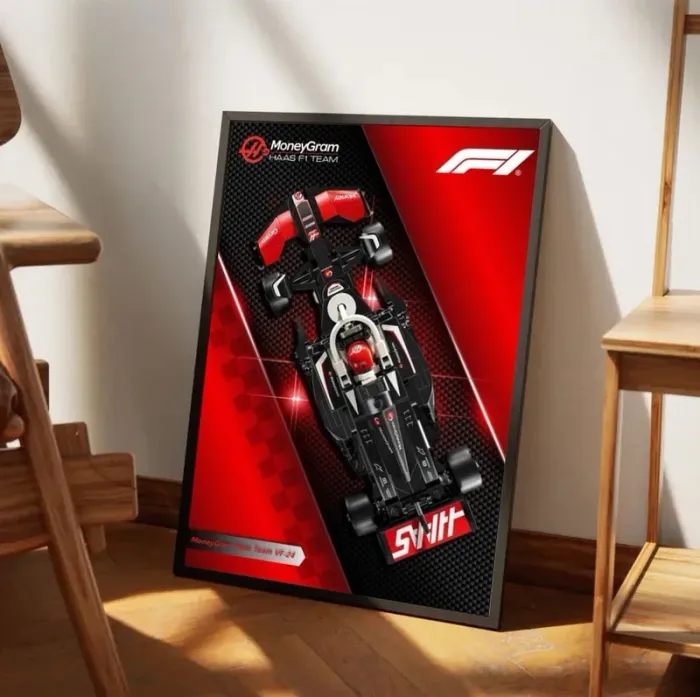 Affiche Numérique Lego Speed Champions F1 - MonayGram Haas