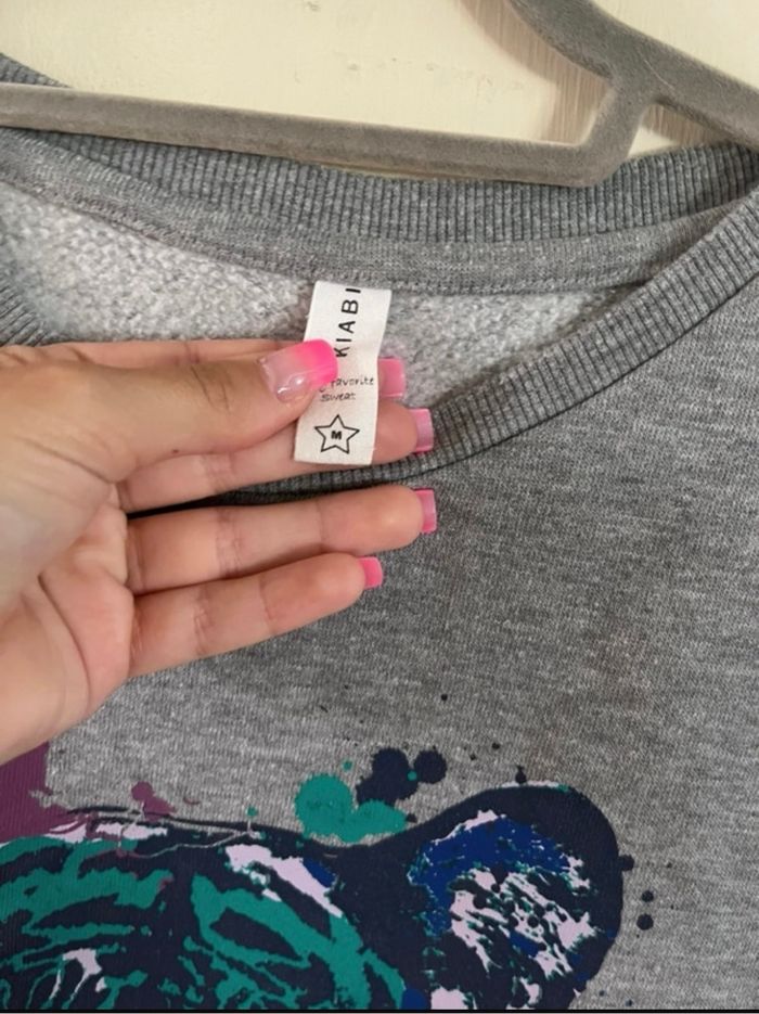 Pull gris - photo numéro 2