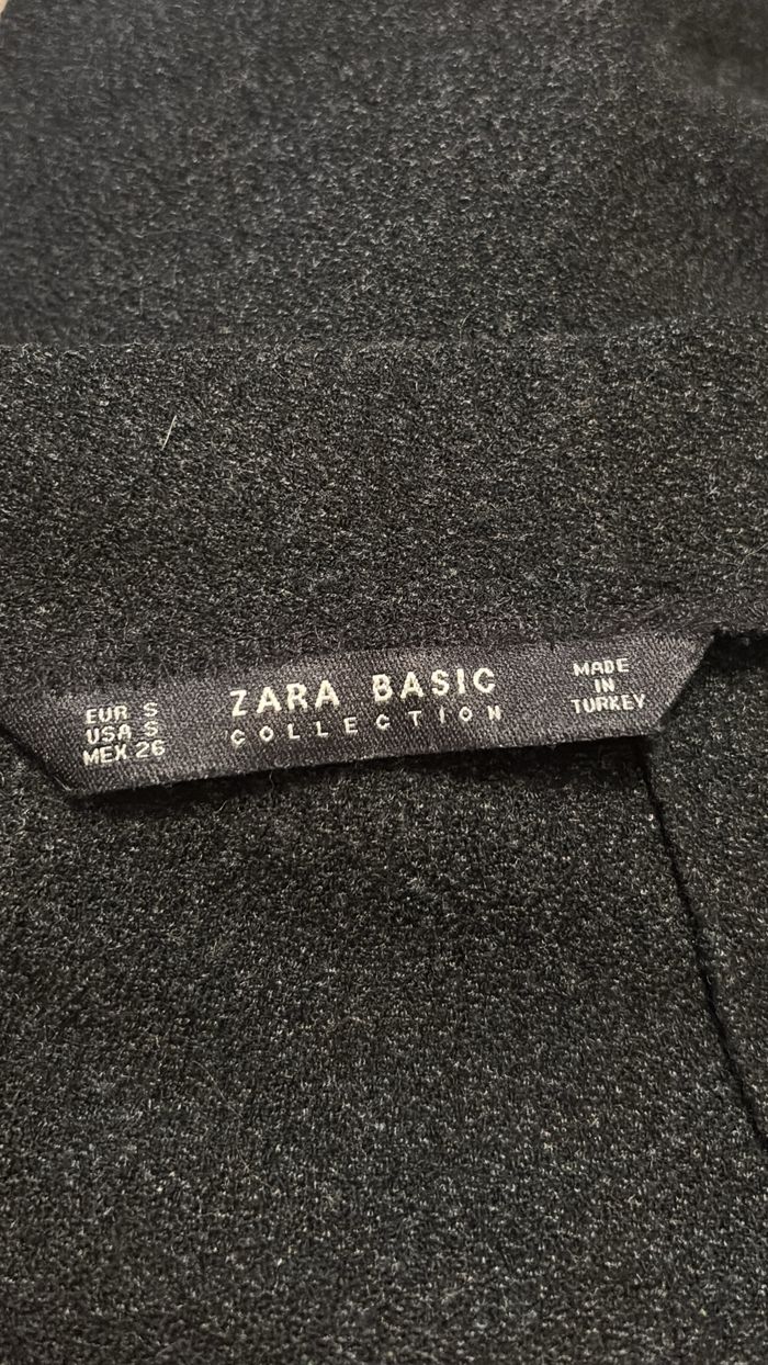 Pantalon noir élégant avec ceinture Zara T36 - photo numéro 3