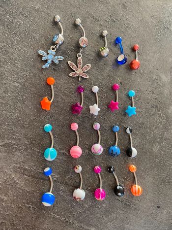 Lot piercings nombril neuf