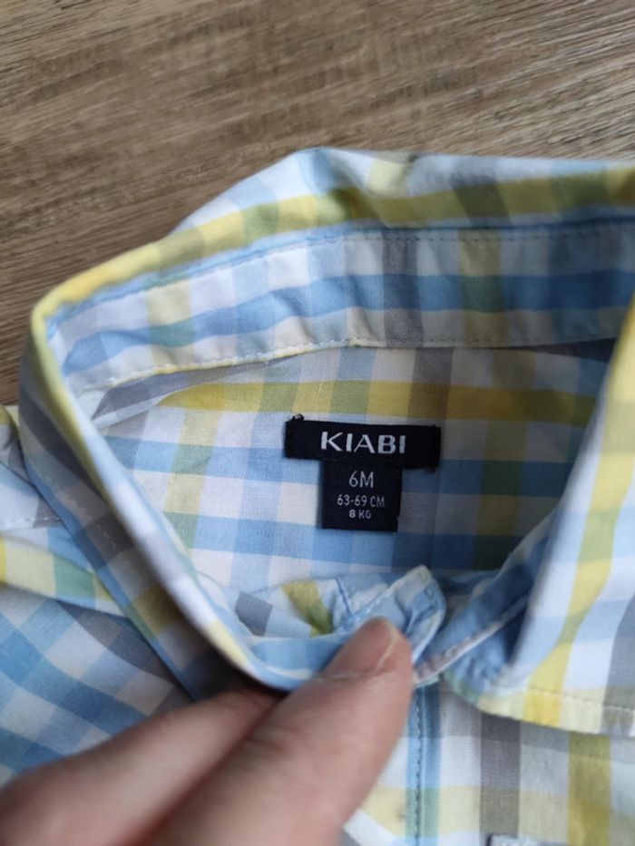 Chemise bodie 6 mois neuve - photo numéro 3