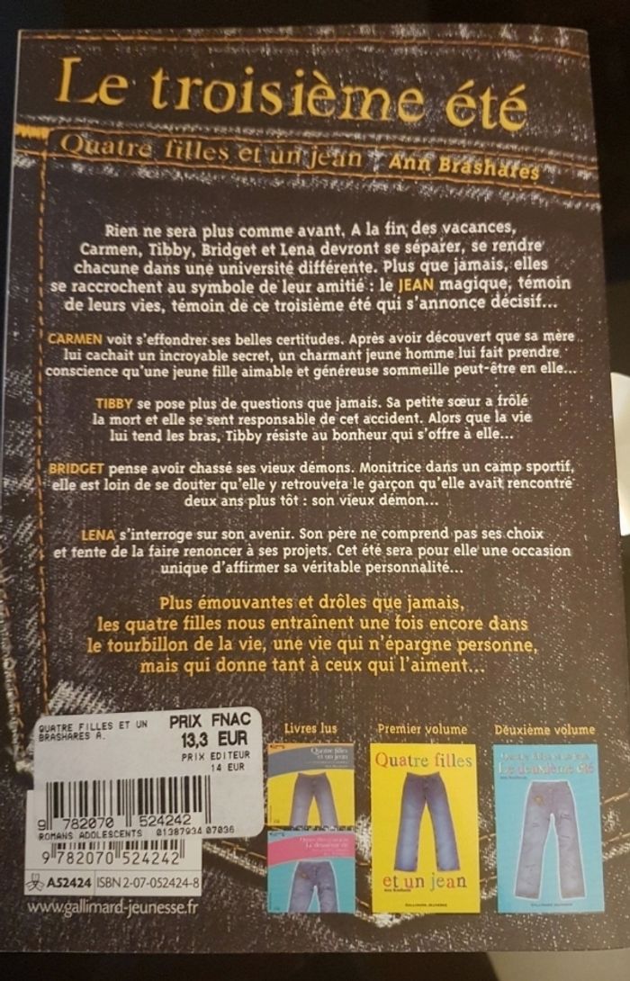 4 filles et 1 jean, le troisième été - photo numéro 2