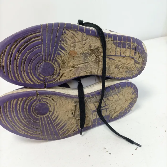 Baskets Nike Air Jordan rares violettes bleues sport pointure 40 - photo numéro 3