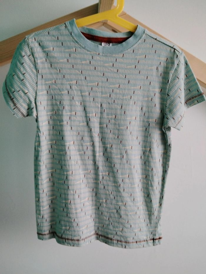 T-shirt manches courtes Zeeman motif domino 7/8 ans - photo numéro 9
