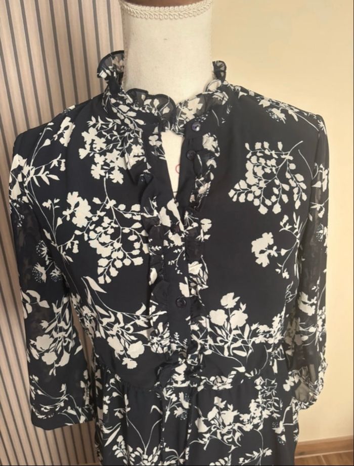 Robe longue a imprimé fleuri - photo numéro 2