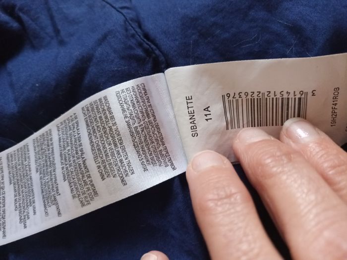 robe sergent major 11 ans hiver fille neuf bleu manches longues - photo numéro 3