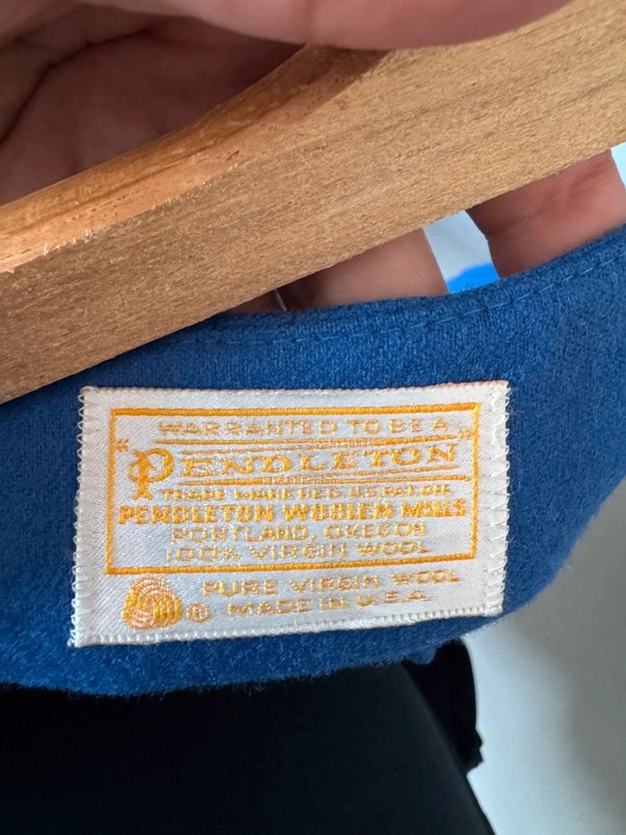 Veste vintage Pendleton femme – Bleue – Taille M – Très bon état - photo numéro 8