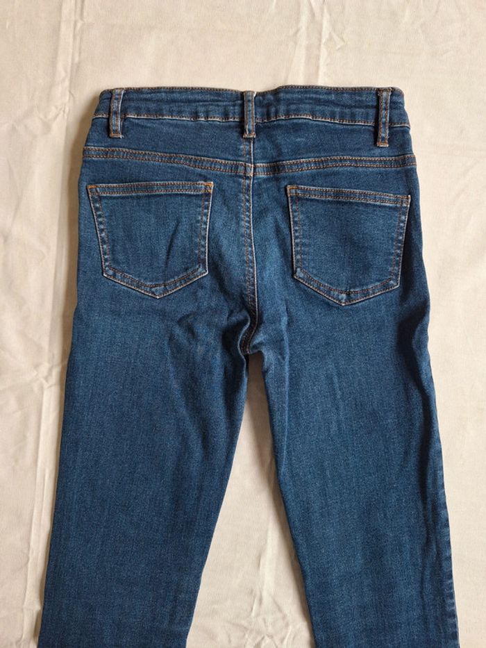 Pantalon jean bleu marine Bronzini femme 34 XS - photo numéro 2