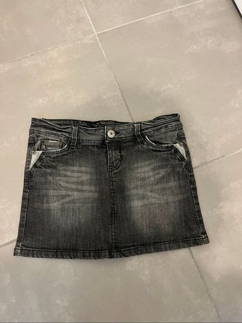 Mini jupe en jeans