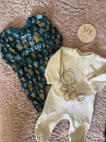 Lot pyjamas grenouillère 