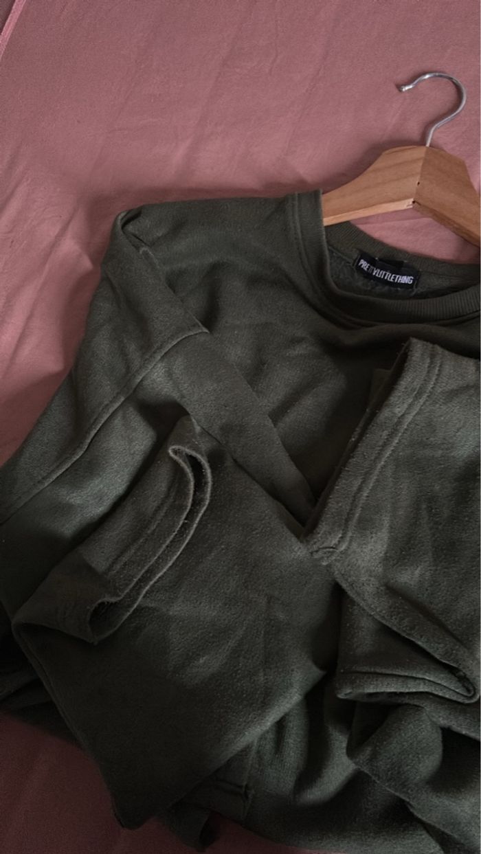 Pull femme vert kakis - photo numéro 3