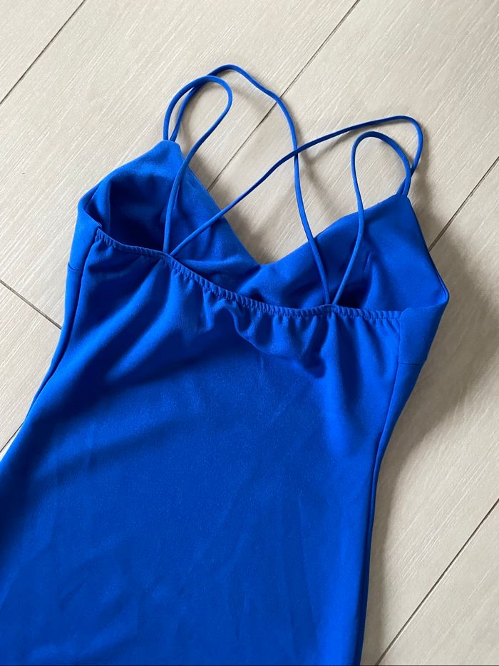 Robe de soirée bleue 34/36 - photo numéro 3