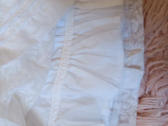 Robe blanche cérémonie look rétro avec volant encolure 9 mois, Sergent Major - photo numéro 7