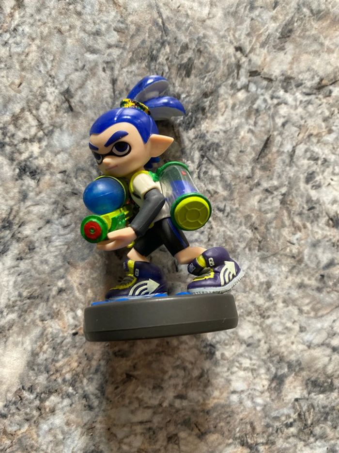 amiibo inkling boy bleu Splatoon - photo numéro 5