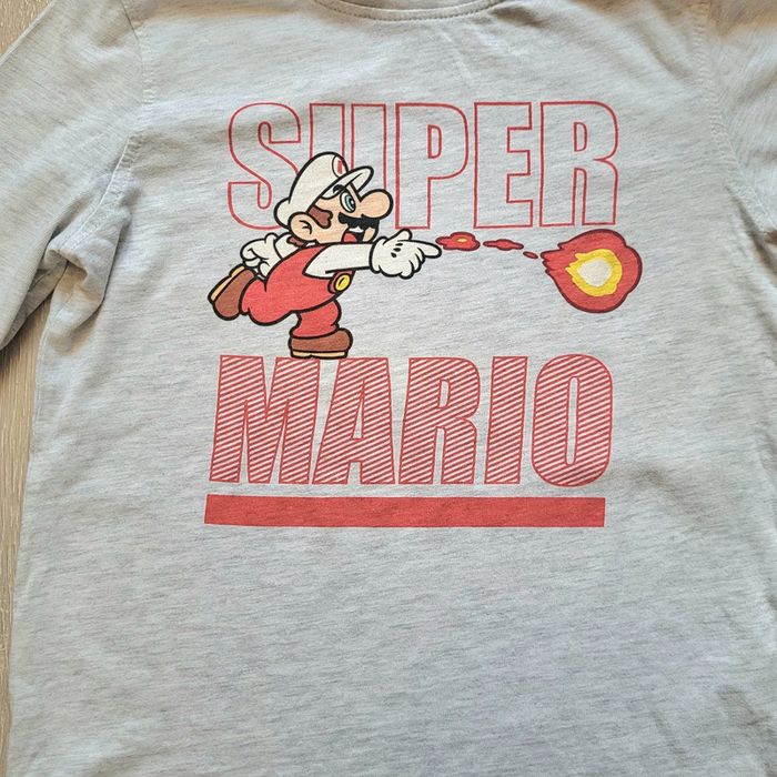 Maillot manche longue gris Super Mario . Garçon 8 ans. Marque Super Mario - photo numéro 2