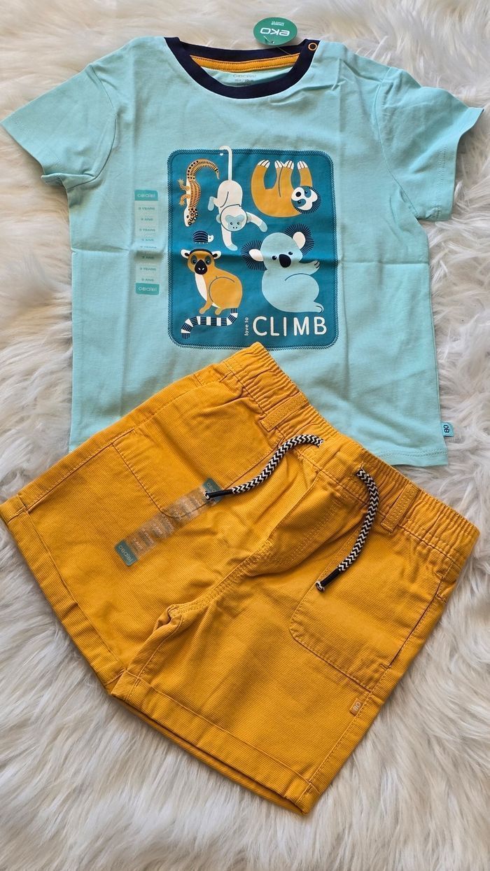 NEUFS (NON PORTÉS) 🏷🏷💙😍🤩 superbe ensemble 36mois 98cm Garçon 😍🤩💙