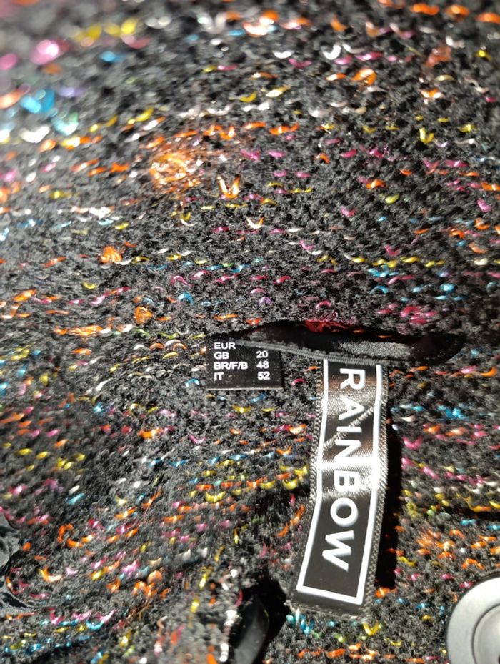Sublime manteau coloré Rainbow 🌈 taille 44/46 - photo numéro 16