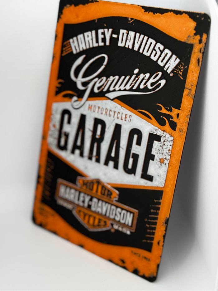Hueforge vintage Harley Davidson - photo numéro 3