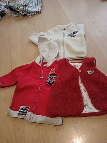 Lot 3 gilets - 6 mois