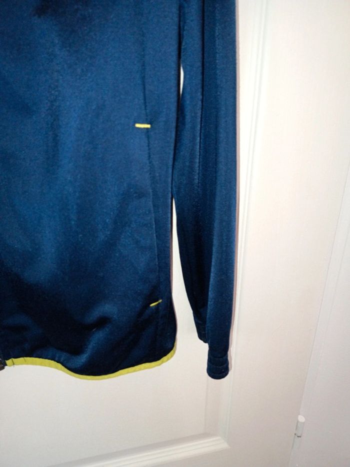 Veste de survêtement adidas taille 13 14 ans coloris marine - photo numéro 3