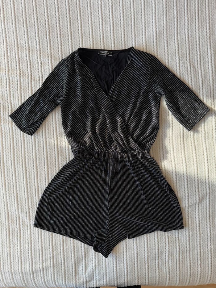 Combi short à paillettes / Taille M - photo numéro 2