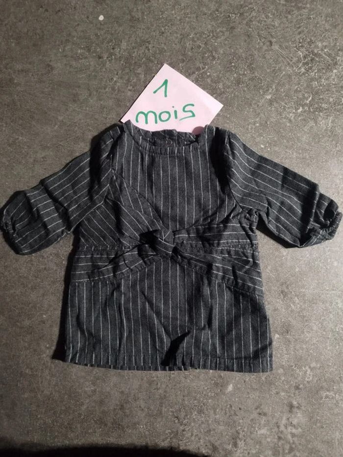 Ensemble gilet robe collants 1 mois - photo numéro 3