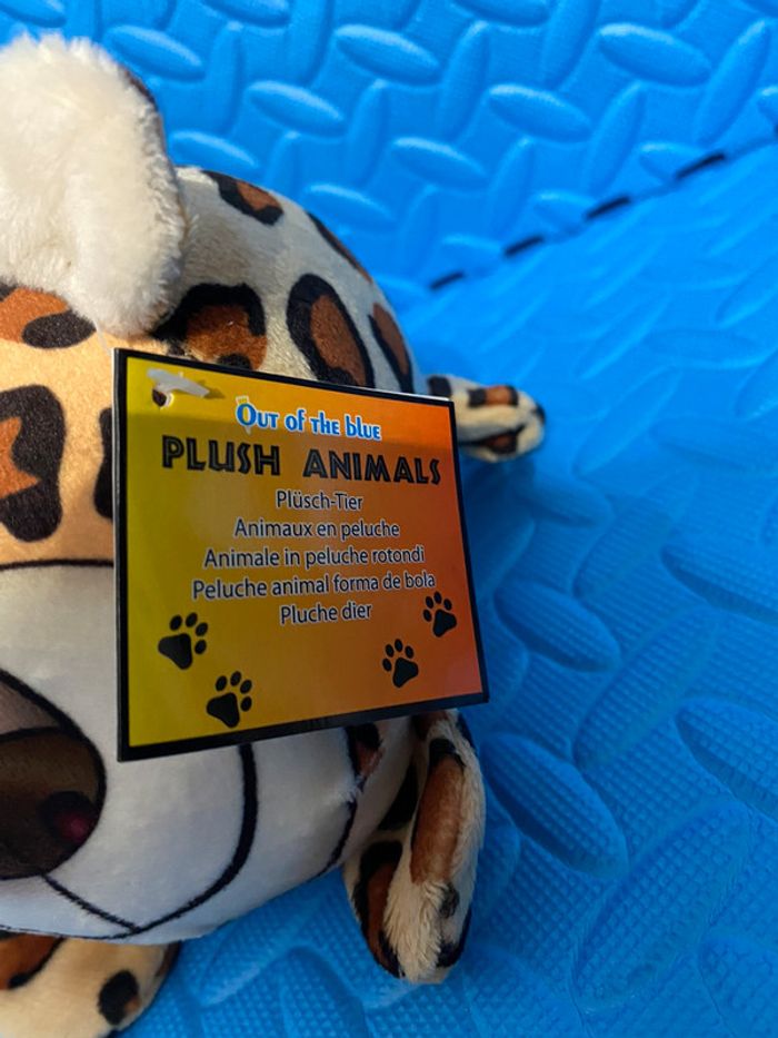 Peluche léopard neuve avec étiquette - photo numéro 2