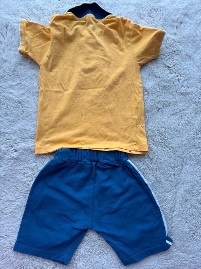 👕👖Ensemble short + polo - 2 ans - bébé garçon - très bon état - été - photo numéro 6