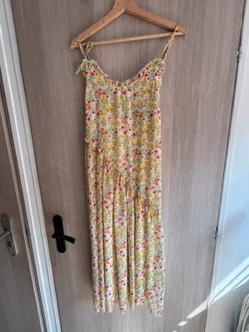 🌼 Robe longue fleurie – esprit bohème chic 🌼 T36/38