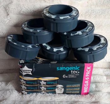 Lot de 6 recharges originales Sangenic Tec Tommee Tippee 