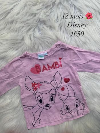 T-shirt 🌺 12 mois 🌺 Disney