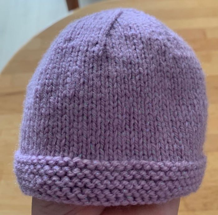 Bonnet au tricot 0-3 mois