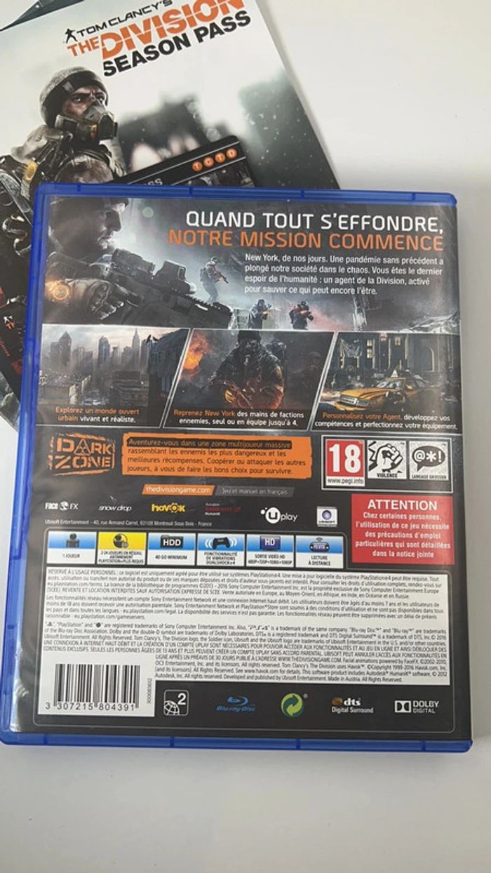 Jeu PS4 Tom Clancy's The Division - photo numéro 6