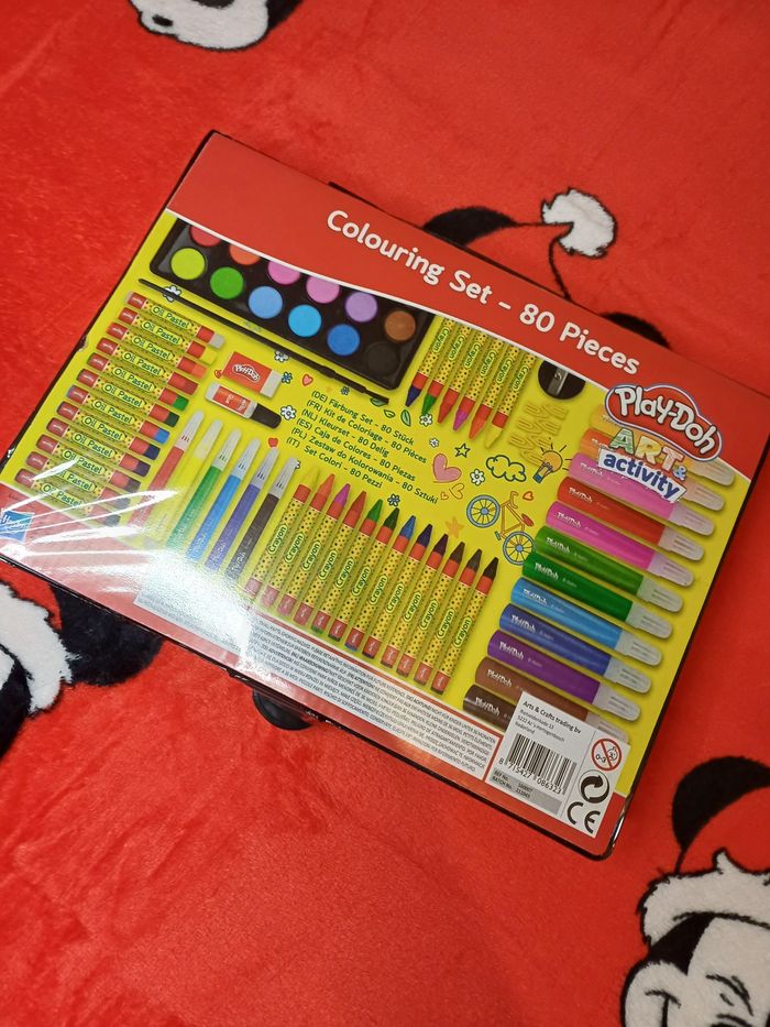 🧸Kit de coloriage sets de 80 pièces play-doh Dès 3ans+ neuf - photo numéro 4