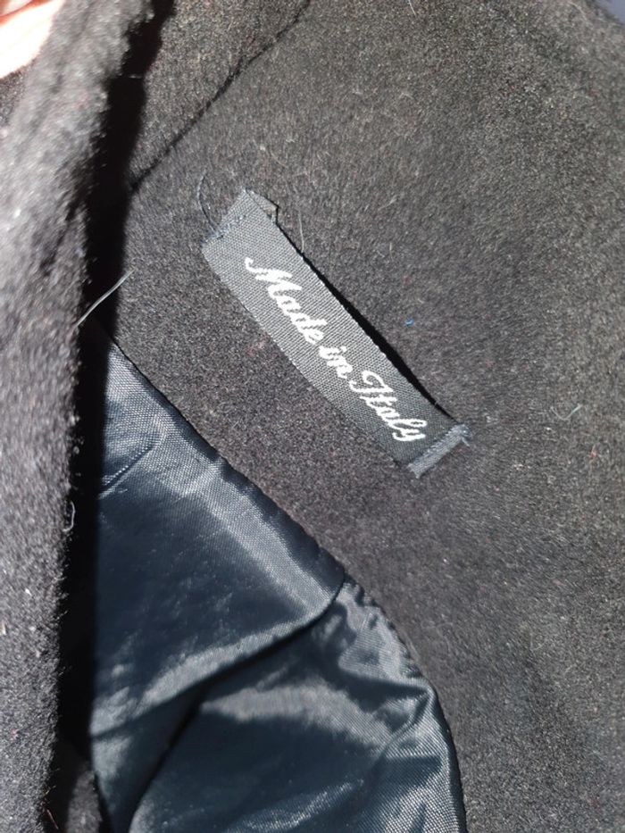 Manteau long damassé - Taille M - photo numéro 5