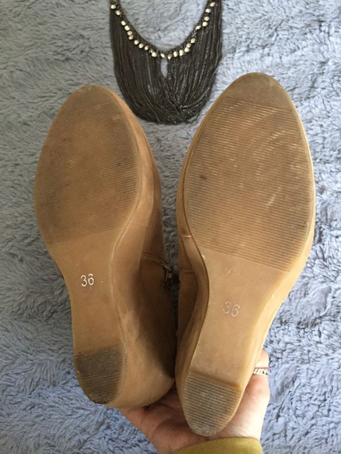 Bottines camel - photo numéro 2