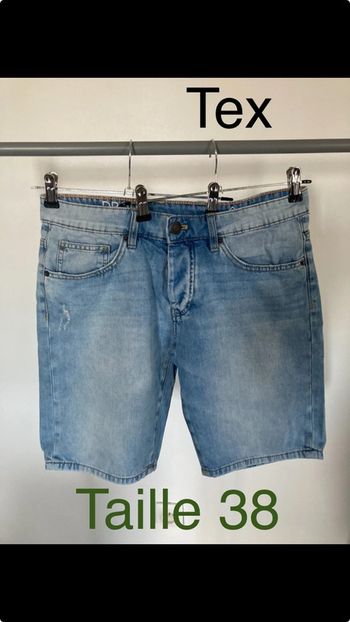 Short en jean homme taille 38 Tex