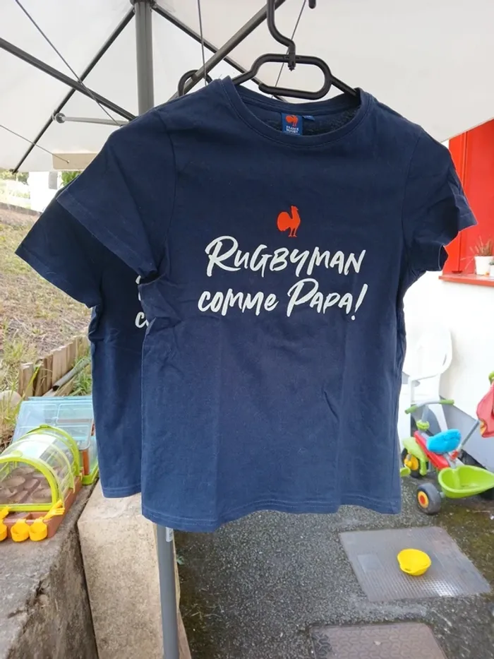 Lot rugbyman comme papa ! Jumeaux