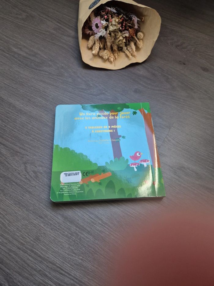 Livre puzzle les animaux de la foret neuf - photo numéro 4