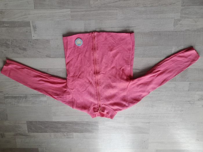 Gilet rose 8 ans