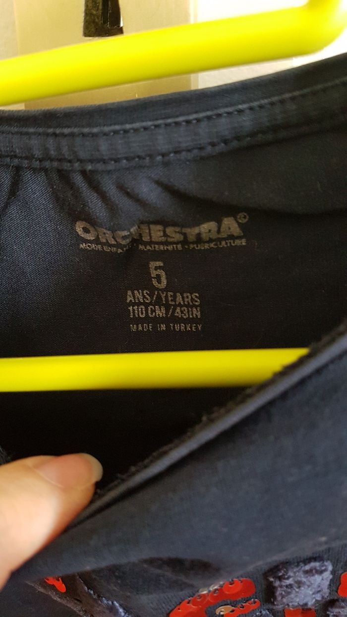 Sous pull bleu 5 ans - photo numéro 3