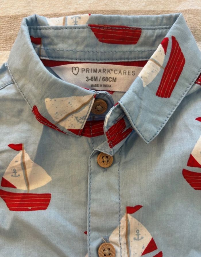 Chemise été bébé taille 6 mois - photo numéro 2