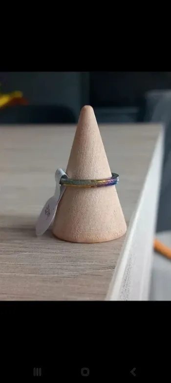 Bague acier inoxydable taille 52