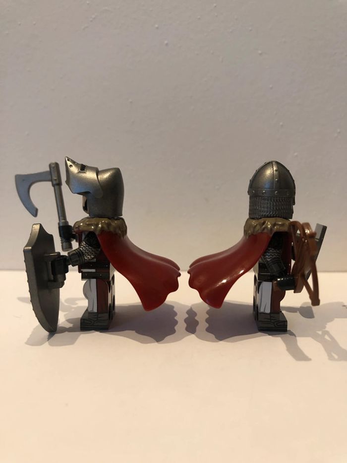 Figurine type lego 4 soldats templiers. Templiers - photo numéro 5