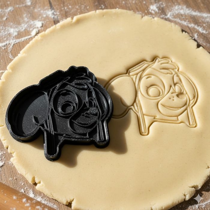 Emporte-pièce Skye Pat' Patrouille 8cm pour biscuits et sablés